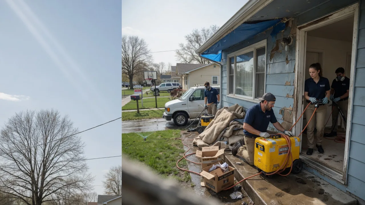 Basement Flood Cleanup in East Lynne, MO near me